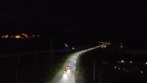 Servicios Públicos inauguró obras de iluminación en acceso a Río Turbio