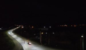 Servicios Públicos inauguró obras de iluminación en acceso a Río Turbio