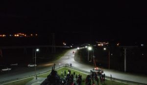 Servicios Públicos inauguró obras de iluminación en acceso a Río Turbio