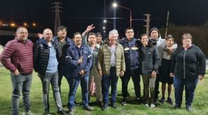 Servicios Públicos inauguró obras de iluminación en acceso a Río Turbio