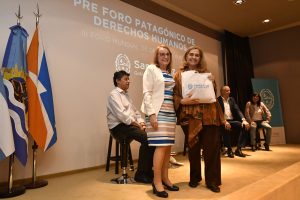 Alicia encabezó el acto de clausura del Pre Foro Patagónico de Derechos Humanos 2022