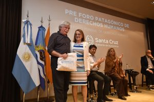 Alicia encabezó el acto de clausura del Pre Foro Patagónico de Derechos Humanos 2022
