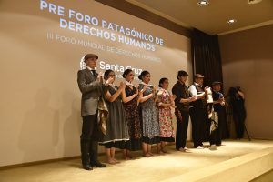 Alicia encabezó el acto de clausura del Pre Foro Patagónico de Derechos Humanos 2022