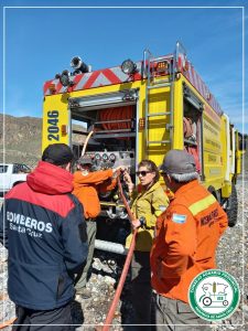 Organismos provinciales y nacionales realizaron acciones conjuntas en El Chaltén