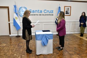 Alicia puso en funciones a Belén García como ministra de Desarrollo Social