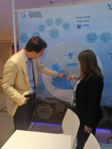 CONEXPLO22: Autoridades de YPF y CGC visitaron el stand del Instituto de Energía de Santa Cruz