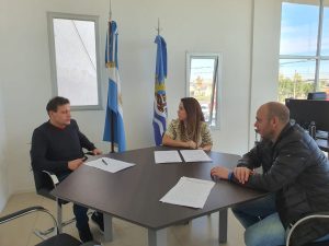 Firmaron convenio marco de contraprestación para realizar obras