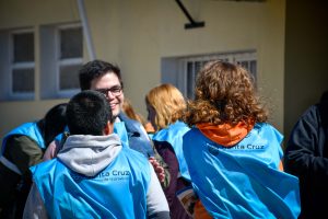 “Vale Santa Cruz”: Hoy los equipos territoriales recorrieron el Bº Jorge Newbery de Río Gallegos