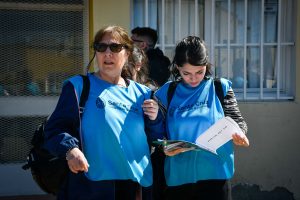 “Vale Santa Cruz”: Hoy los equipos territoriales recorrieron el Bº Jorge Newbery de Río Gallegos