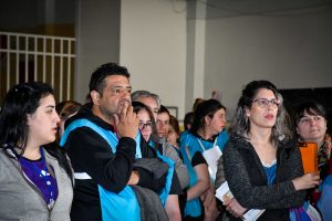 “Vale Santa Cruz”: Hoy los equipos territoriales recorrieron el Bº Jorge Newbery de Río Gallegos