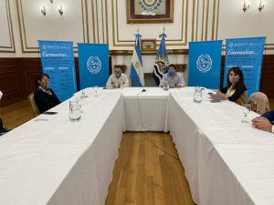 Nueva reunión del COE provincial con representantes de los poderes legislativo y judicial