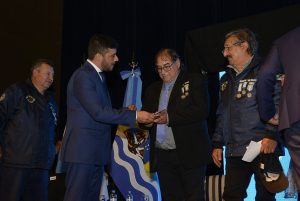 El Gobierno de Santa Cruz reconoció a veteranos de la Guerra de Malvinas en Caleta Olivia