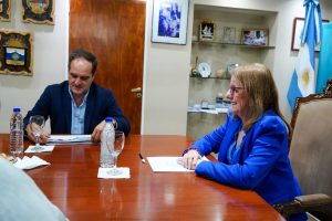 Alicia recibió en Casa de Gobierno al ministro de Desarrollo Territorial y Hábitat