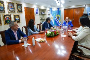 Alicia recibió en Casa de Gobierno al ministro de Desarrollo Territorial y Hábitat