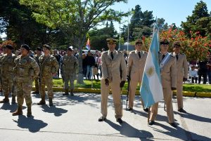 El Gobierno provincial acompañó el acto central por el 121° Aniversario de Caleta Olivia