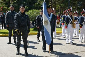 El Gobierno provincial acompañó el acto central por el 121° Aniversario de Caleta Olivia