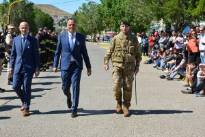 El Gobierno provincial acompañó el acto central por el 121° Aniversario de Caleta Olivia