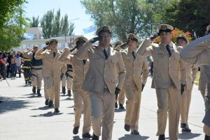 El Gobierno provincial acompañó el acto central por el 121° Aniversario de Caleta Olivia