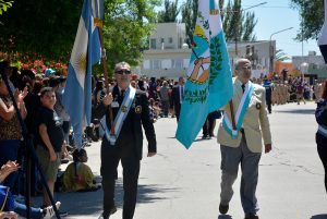 El Gobierno provincial acompañó el acto central por el 121° Aniversario de Caleta Olivia