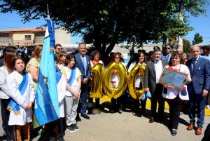 El Gobierno provincial acompañó el acto central por el 121° Aniversario de Caleta Olivia