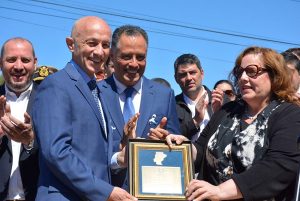 El Gobierno provincial acompañó el acto central por el 121° Aniversario de Caleta Olivia