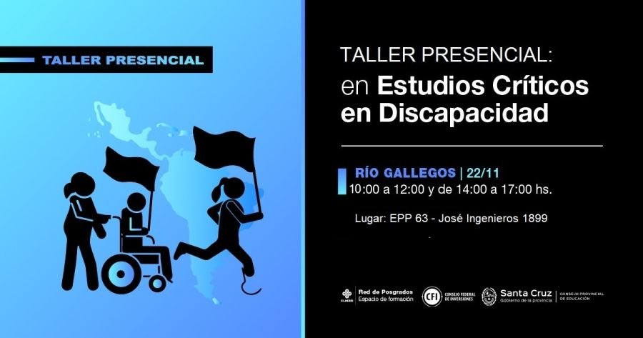 Convocan a participar del Taller "Estudios críticos en discapacidad"