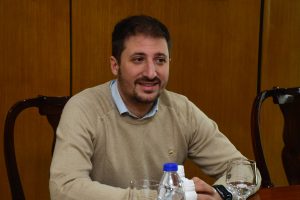 Alicia recibió en audiencia al intendente de Puerto Santa Cruz