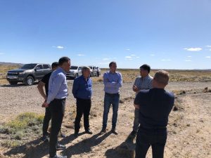 Autoridades visitaron el predio donde se emplazará el Centro de Distribuidor de Energía en Las Heras