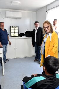 Alicia dialogó con integrantes de cooperativas de familias en Caleta Olivia