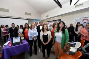 Alicia dialogó con integrantes de cooperativas de familias en Caleta Olivia