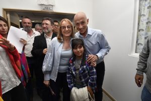 Alicia dialogó con integrantes de cooperativas de familias en Caleta Olivia