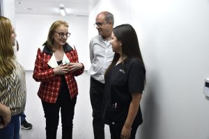 Autoridades Provinciales recorrieron la obra del Hospital Modular en Pico Truncado