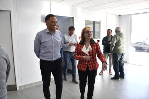 Autoridades Provinciales recorrieron la obra del Hospital Modular en Pico Truncado
