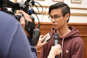 Alicia recibió a estudiantes que forman parte del Parlamento Juvenil del Mercosur