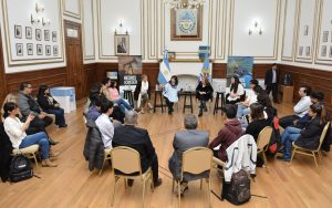 Alicia recibió a estudiantes que forman parte del Parlamento Juvenil del Mercosur