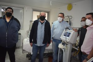 Nadalich destacó la llegada de respiradores y los avances de la Industria Nacional