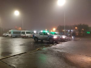 Operativo de control en terminales por llegada de santacruceños y santacruceñas
