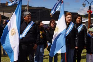 Autoridades provinciales acompañaron el acto por el 80° Aniversario de Río Turbio