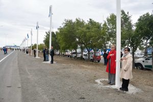 Grasso: “Más allá de lo simbólico de izar todas las banderas, es poder también decir que un pedacito de su localidad está en esta ciudad”