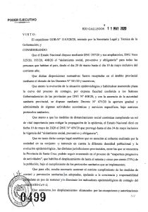 Alicia firmó el Decreto que extiende el aislamiento y establece prohibiciones en todo el territorio