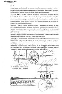 Alicia firmó el Decreto que extiende el aislamiento y establece prohibiciones en todo el territorio
