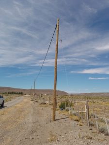 Ampliaron red eléctrica en zona de chacras de Perito Moreno