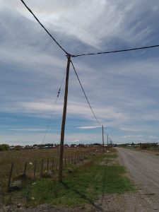Ampliaron red eléctrica en zona de chacras de Perito Moreno