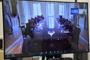 Alicia participó de la reunión convocada por Alberto Fernández para impulsar el juicio político a los miembros de la Corte