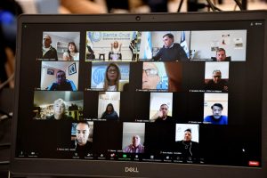 Alicia se reunió con representantes de sindicatos de Santa Cruz