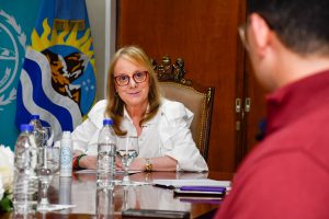 Alicia se reunió con representantes del Centro de Estudiantes de Santa Cruz en La Plata