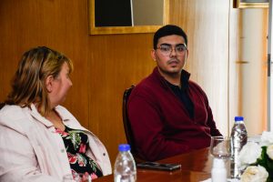 Alicia se reunió con representantes del Centro de Estudiantes de Santa Cruz en La Plata