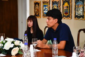 Alicia se reunió con representantes del Centro de Estudiantes de Santa Cruz en La Plata