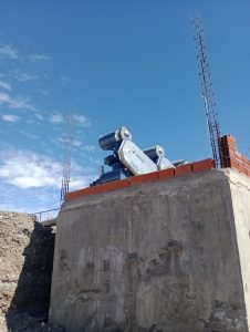 Avanzan las obras de la nueva planta de líquidos cloacales de Perito Moreno
