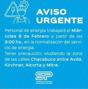 Por tareas de Servicios Públicos se interrumpirá el tránsito en el centro de Río Gallegos